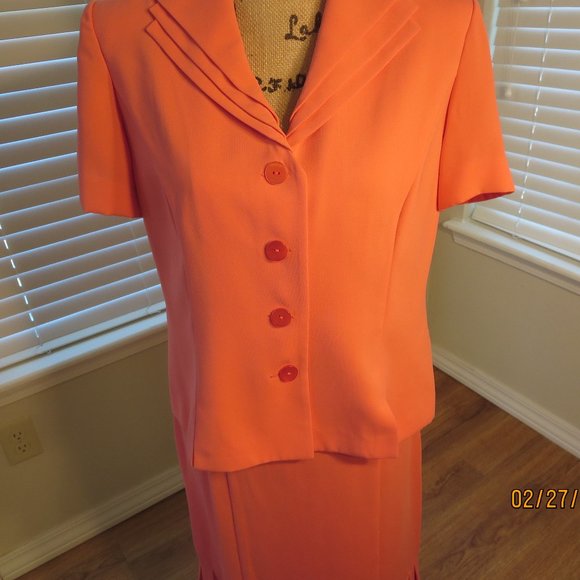 Danny & Nicole Dresses Danny Nicole Salmon Colored Womens 2 Piece